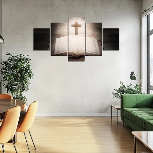 Vista 35 de Arte de Pared Cristiano Símbolo Religioso Cuadro Enmarcado Pintura de Cruz de Cristo Cruces Decoración de Pared Impresión en Lienzo de Cruz Póster