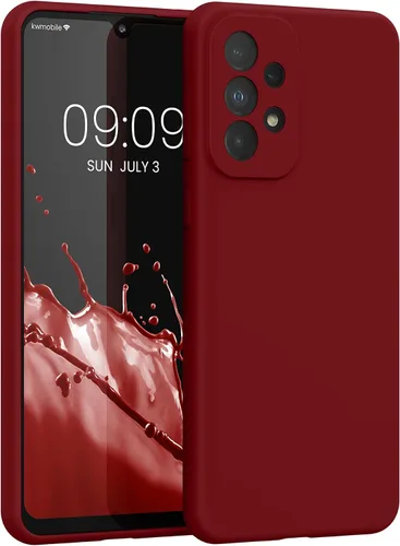 Vista 92 de kwmobile Funda Compatible con Samsung Galaxy A14 5G - Funda de teléfono de TPU y silicona con acabado suave - Verde Lima