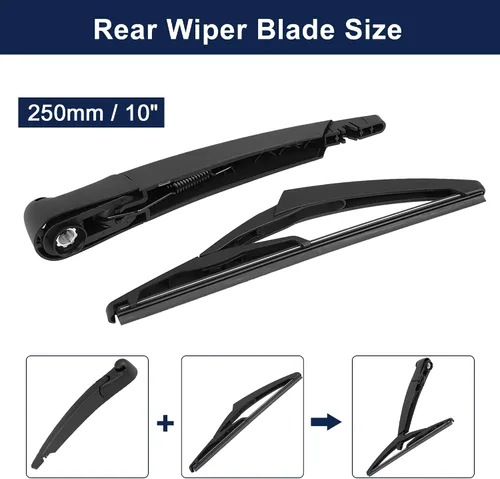 Vista 2 de X AUTOHAUX Conjunto de brazo de limpiaparabrisas trasero para Mini Countryman R56 R60