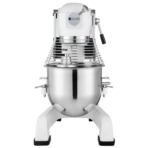 Vista 2 de Eurodib M20ETL Máquina mezcladora para cocina, de 20 cuartos de galón, con movimientos planetarios.