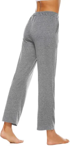 Vista 3 de BATHRINS Womens Comfy Lounge Pants Loose Yoga Pants Drawstring Soft Pajama Pants with Pockets