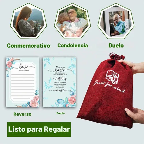 Vista 6 de Regalos de duelo conmemorativos de simpatía para la pérdida de papá, padre, Campanas de viento conmemorativas de simpatía para la pérdida de padre