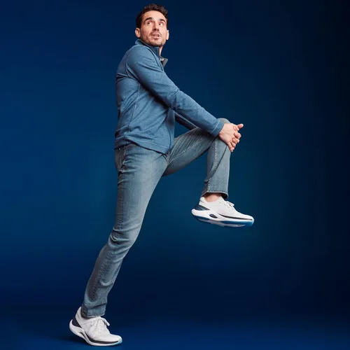 Vista 5 de Johnston & Murphy RT1-Sport - Tenis deportivos para hombre, tenis de moda para hombre, zapatos casuales para hombre, comodidad que regula
