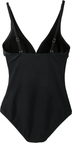 Vista 7 de Traje de baño de una pieza para mujer, con control de abdomen, sexy, retro, cuello en V