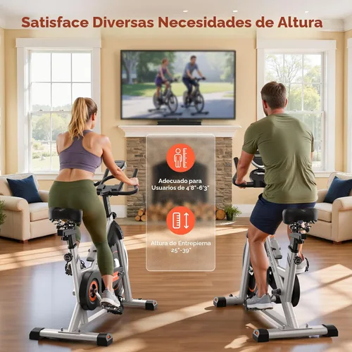 Vista 8 de YOSUDA Exercise Bike, Magnetic Friction Stationary Bike with App Training