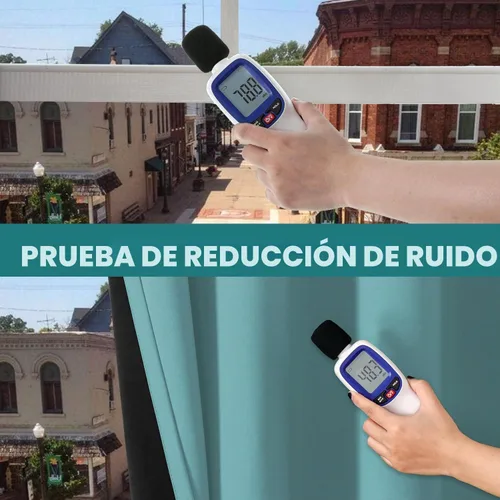 Vista 5 de ChrisDowa Cortinas 100% opacas de 63 pulgadas de largo para dormitorio con forro negro, 2 capas gruesas totalmente opacas con aislamiento térmico