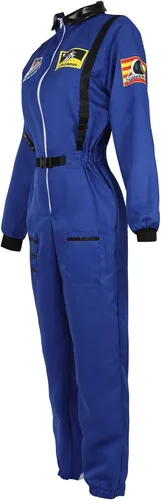 Vista 2 de frawirshau - Traje de astronauta para mujer adulta