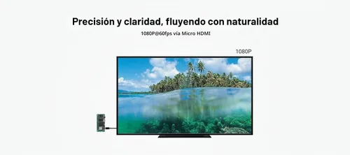 Vista 8 de Radxa Zero 3W RK3566 CPU de 4 núcleos SBC, GPU, NPU, HDMI con salida de 1080P y computadora de placa única (Radxa Zero 3W 8GB 64GB con GPIO)