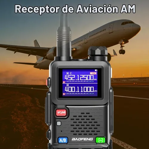 Vista 6 de Baofeng Radio radioaficionado de mano AR-5RM 10W UV-5R Actualización NOAA 2