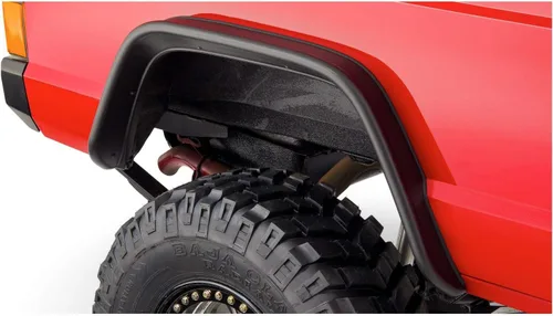 Vista 6 de Guardabarros Bushwacker (10922–07) para Jeep, lisos estilo Fender, pieza lisa; conjunto de 4