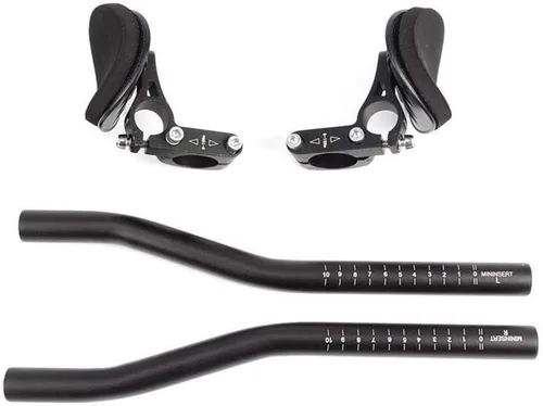 Vista 4 de Bike Aero Bars Ciclismo Aero Bars Bicicleta TT Manillar con llave Allen Herramienta Triatlón Aero Bars Ciclismo Rest Manillar para Moutain Bike Road