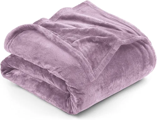 Vista 114 de Utopia Bedding - Manta de vellón de lujo, mullida, antiestática; manta de suave microfibra de 8.8 oz/yd² (300 g/m²) para sofá y cama; tamaño Gris