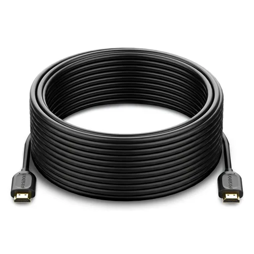Vista 12 de Fosmon - Cable HDMI 2.0 de 0.3 m, 4K@60Hz, certificado premium en pared CL3, 18Gbps de súper alta velocidad, HDR, HDCP 2.2/1.4, 3D, ARC, 30AWG