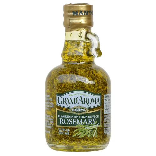 Vista 8 de Mantova Grand'Aroma Aceite de oliva virgen extra con sabor a albahaca, 8.5 onzas líquidas (paquete de 1)