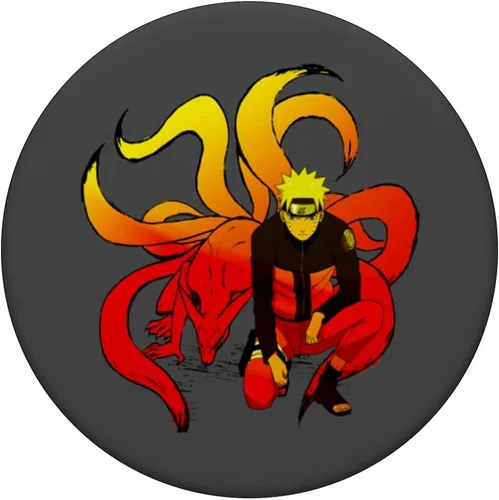 Vista 3 de Naruto Shippuden Naruto and 9 Tails PopSockets Standard PopGrip