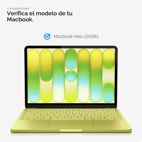 Vista 2 de Spigen Protector de Pantalla Vidrio Templado GlasTR Slim para Macbook Neo Vidrio templado 9H+, resistencia a los arañazos, GlasTR Slim, claridad