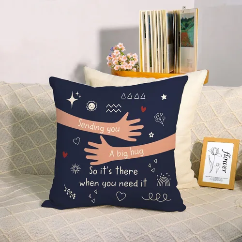 Vista 5 de Fundas de almohada decorativas de 18 x 18 pulgadas con ideas de regalos para familiares y amigos, regalos después de una cirugía, regalo