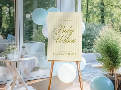 Vista 5 de lmhlyly Póster de bienvenida de Sweet Little Berry Baby Shower, cartel de fiesta temática de arándanos, decoración de celebración de fiesta