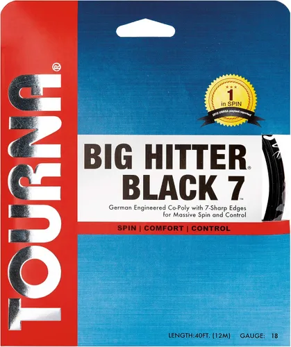 Vista 9 de Tourna Big Hitter Black7 Ultimate Spin Poliéster Poliéster