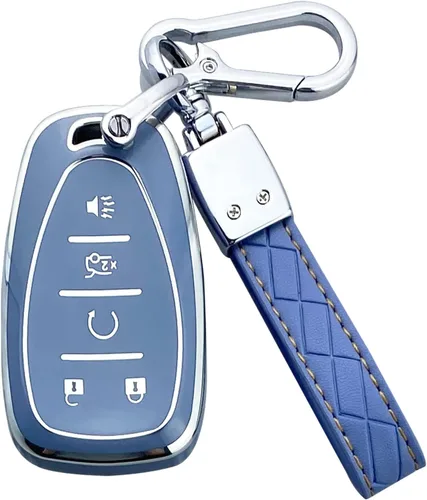 Vista 15 de Funda para Llavero Compatible con Chevy Camaro Cruze Equinox Malibu Traverse Blazer Volt Bolt Sonic Trax