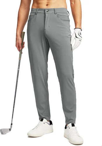 Vista 13 de G Gradual - Pantalones de golf elásticos para hombre con 6 bolsillos, ajustados, pantalones de vestir para hombre, para viajes, casuales, de trabajo