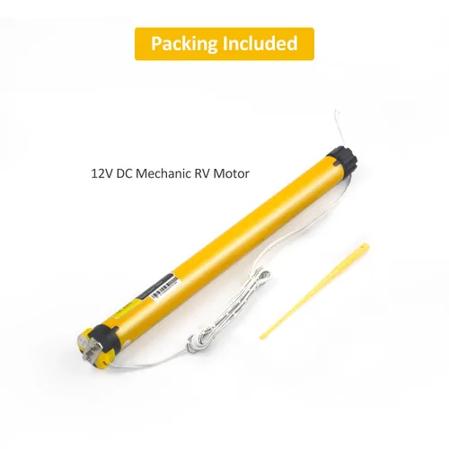 Vista 5 de Allen Wrench - Motor de persiana de repuesto para autocaravana con cable de 12 V CC, interruptor de límite integrado y ajuste