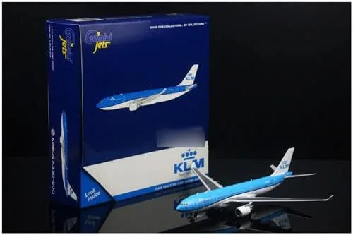 Vista 7 de GeminiJets KLM Royal Dutch Airlines Airbus A330-200 PH-AOM 1/400 DIECAST Modelo prefabricado