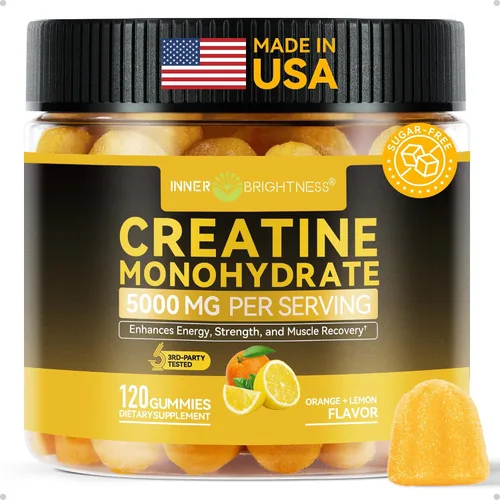Vista 11 de Gomitas de creatina para mujeres y hombres – 5000 mg de creatina pura monohidrato masticables – Gomitas sin azúcar para el crecimiento muscular