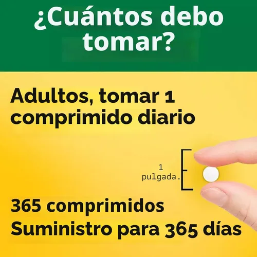Vista 2 de Tabletas de hierro Nature Made 65 mg (de sulfato ferroso) para la formación de glóbulos rojos (365 unidades).