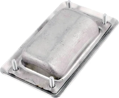 Vista 4 de Paquete de 2 tiradores empotrados ocultos de acero inoxidable cuadrados empotrados para muebles, para puerta, cajón, armario, puerta corrediza (XL)