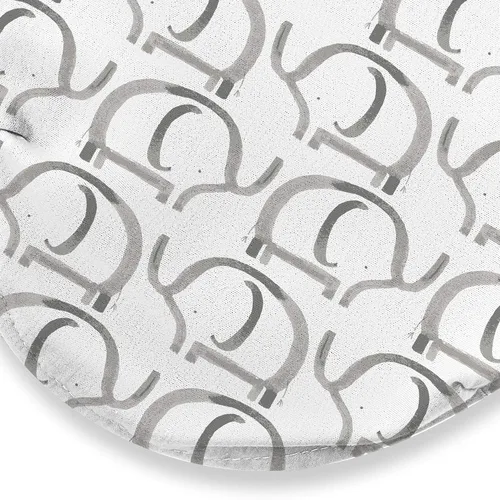 Vista 9 de SwaddleMe Luxe Easy Change Swaddle, Ellie Elephant/Triángulo Gris, S/M (0-3 meses)