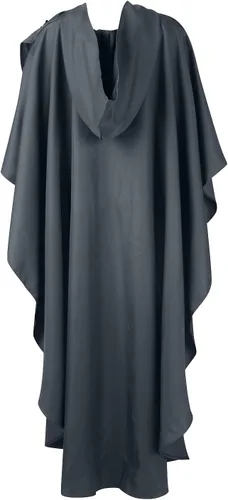 Vista 2 de Capa con capucha de Halloween para mujer, capa de bruja asimétrica retro, disfraz de cosplay, capa de gabardina