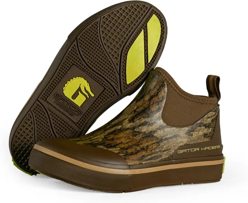 Vista 6 de Gator Waders Botas de Campamento de Malla de Aire para Mujeres - Botas de Tobillo Duraderas Transpirables Antideslizantes Impermeables para Acampar