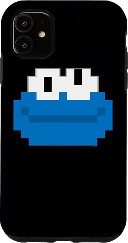Vista 5 de Funda para iPhone 14 Sesame Street 8-Bit Cookie Monster
