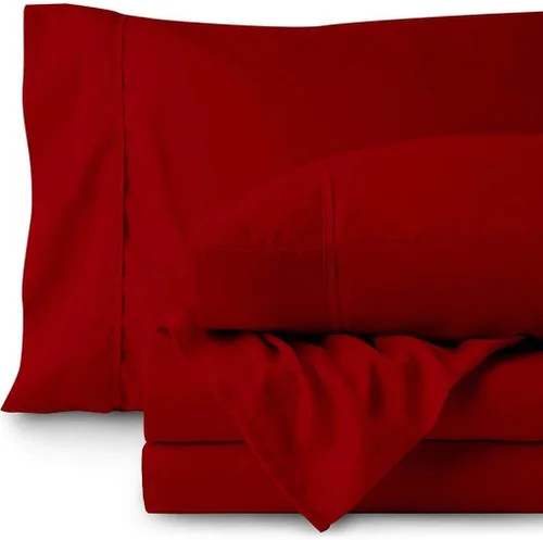 Vista 21 de 500TC Hoja de Super Calidad Ropa De Cama fija 100% algodón egipcio 4pc Set 24" pulgadas bolsillo extra profundo