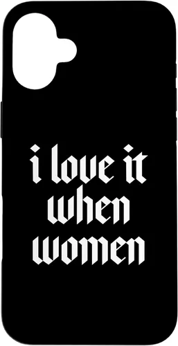 Vista 23 de Love it When Women Subtle Lesbian Funny Minimal Bi Pride Gay Case for iPhone 16