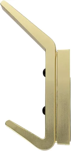 Vista 4 de National Hardware N337-920 Gancho geométrico de caña, 4-3/4", oro cepillado