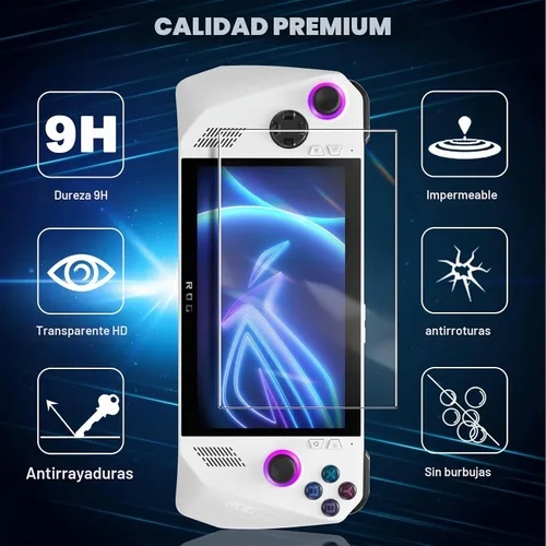 Vista 2 de Paquete de 4 protectores de pantalla de vidrio templado para ASUS