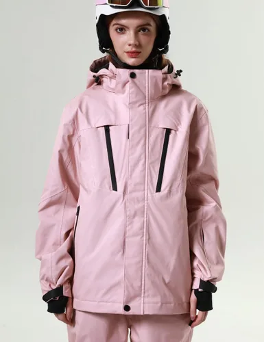 Vista 6 de PHIBEE Chaqueta de esquí transpirable impermeable para mujer
