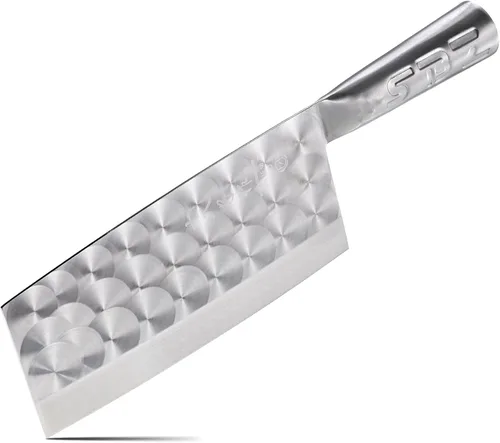 Vista 10 de SHI BA ZI ZUO Cuchillo de acero inoxidable resistente para cortar huesos caseros