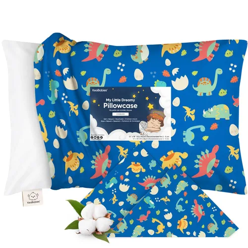 Vista 35 de KeaBabies Funda de almohada para niños pequeños de 13 x 18 pulgadas, funda de almohada de algodón orgánico para niños, niñas, funda de algodón suave