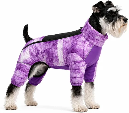 Vista 41 de Suéter para Perro ArmyGreen, Resistente al Viento, Reflectante - Chaqueta de Invierno Dirigible para S, M, L - Cremallera, Tallas Ajustables Verde