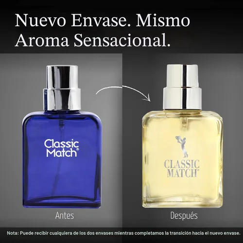 Vista 7 de PB ParfumsBelcam Blue Classic Match Eau de Toilette en espray para hombre, fragancia moderna de cítricos Fougere, notas de melón, musgo y pachulí