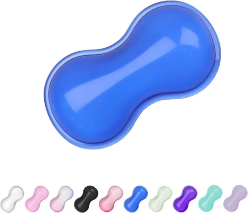 Vista 12 de Reposamuñecas de Gel para Teclado y Ratón, Reposamuñecas para Teclado, Soporte de Muñeca para Ratón, Alivio del Dolor, Toque Fresco, Antideslizante