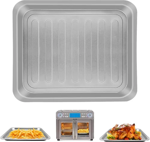 Vista 10 de Placa de parrilla para freidora de aire Emeril Lagasse Dual Zone 360 Horno freidora de aire de 25 cuartos extra grande, 11.5 x 6.7 pulgadas