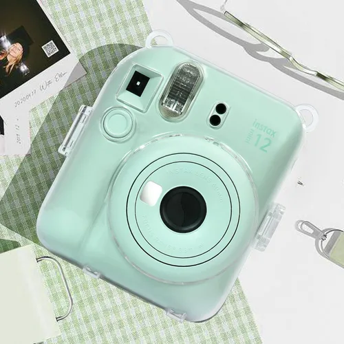 Vista 8 de Aenllosi - Funda para cámara Fujifilm Instax Mini 12, transparente