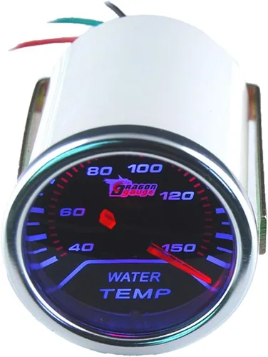 Vista 8 de ESUPPORT - Medidor de índice de aire/combustible de 2 pulgadas (52mm) para automóviles Pantalla de luz blanca 12V de la lente del tinte del humo