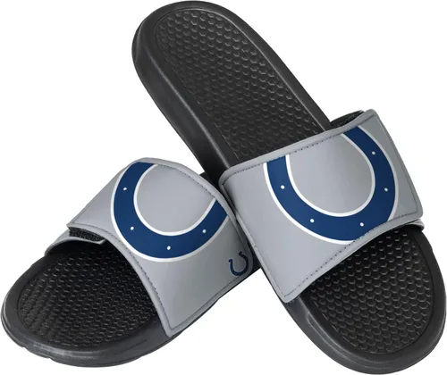 Vista 18 de FOCO mens NFL Team Cropped Big Logo Shower Sport Slide Flip Flop Sandals