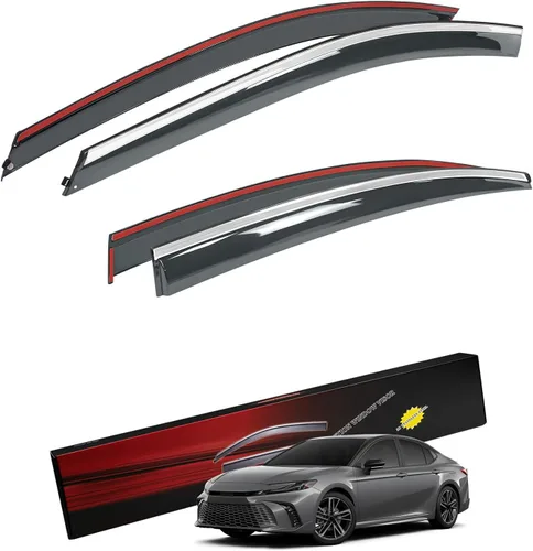 Vista 11 de Sze Protectores de Lluvia Compatibles con RAV4 2019-2023 2024 2025 Deflectores de Ventana Lateral Protectores de Lluvia RAV4 Protector Deflector
