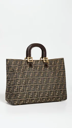 Vista 3 de FENDI Women's Pre-Loved Ff Top Handle Tote Zucca